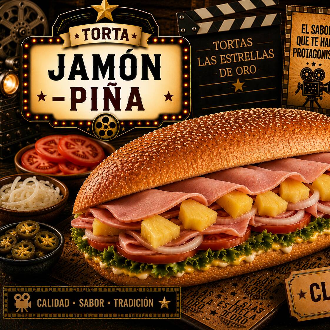 Jamón con Piña