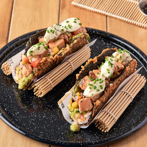 Salmon Tacos