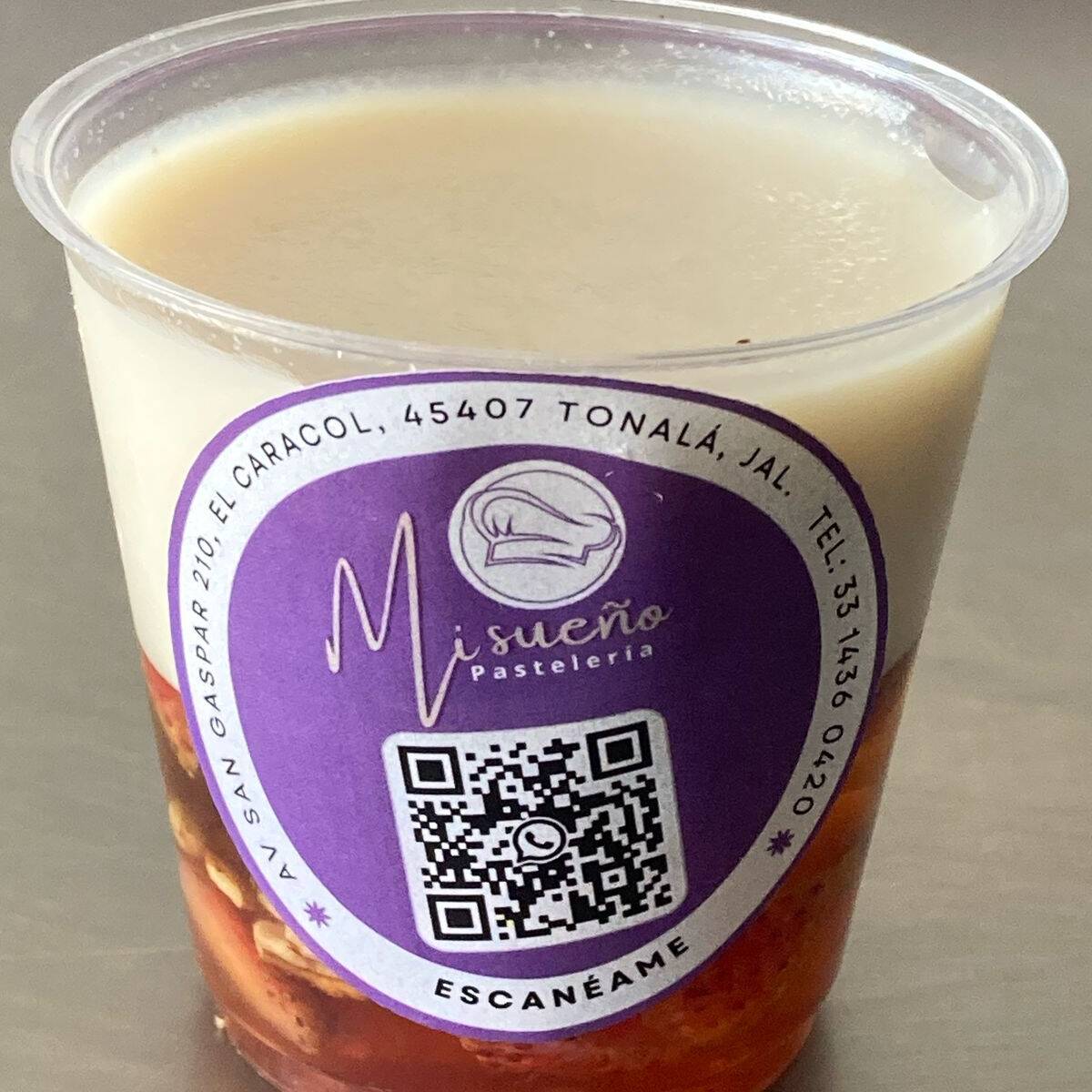 Gelatina de vaso mozaico