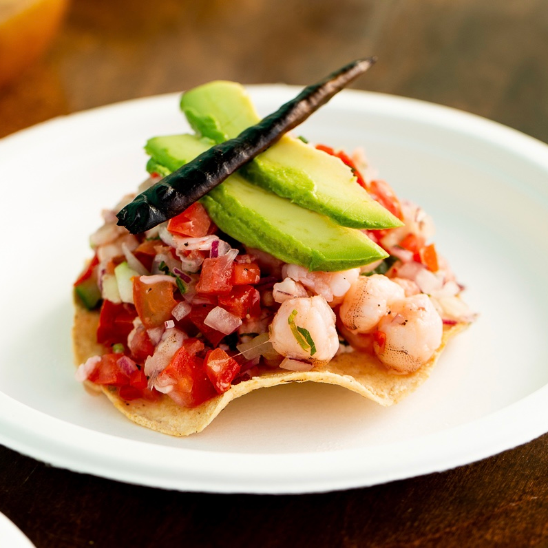 Tostada Ceviche de Pescado