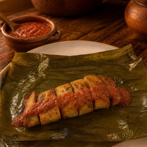 Tamalito Pollo en Achiote