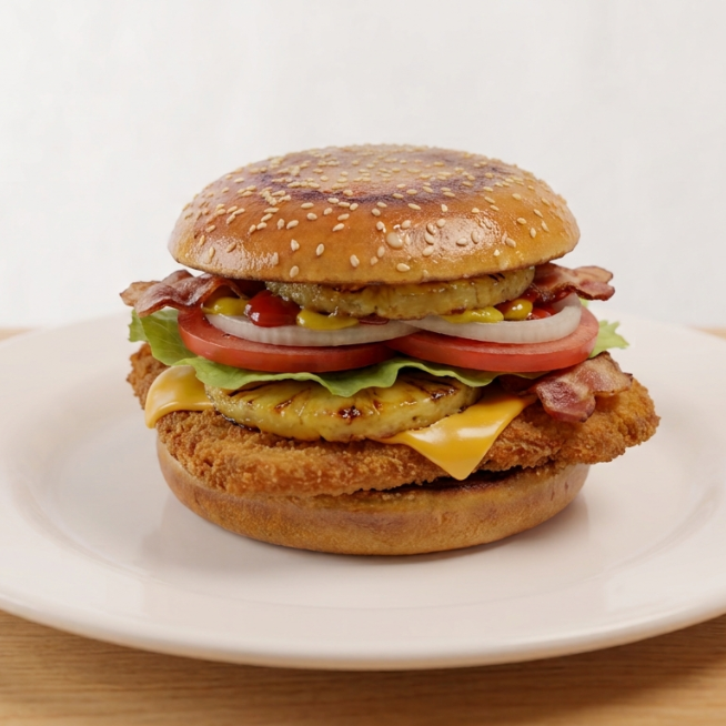 Hamburguesa Hawaiana