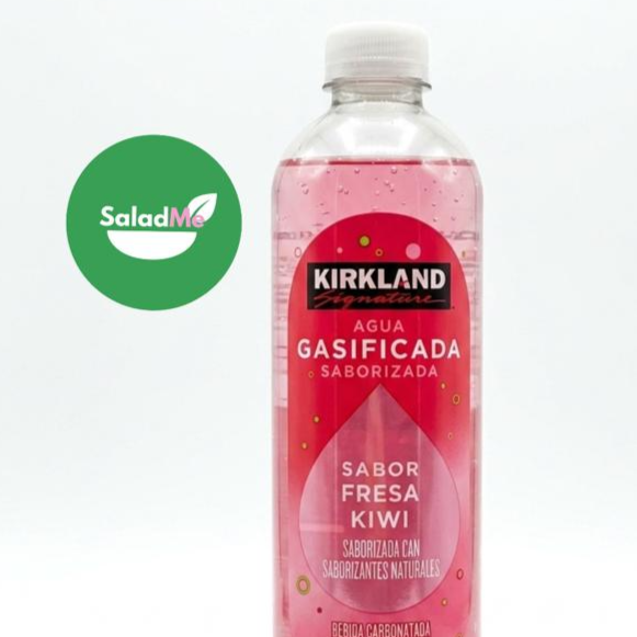 Agua gasificada kirkland Fresa Kiwi