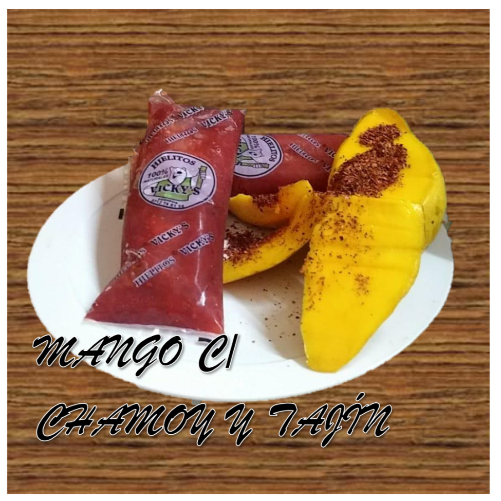 Hielito de Mango con Chamoy y Tajín