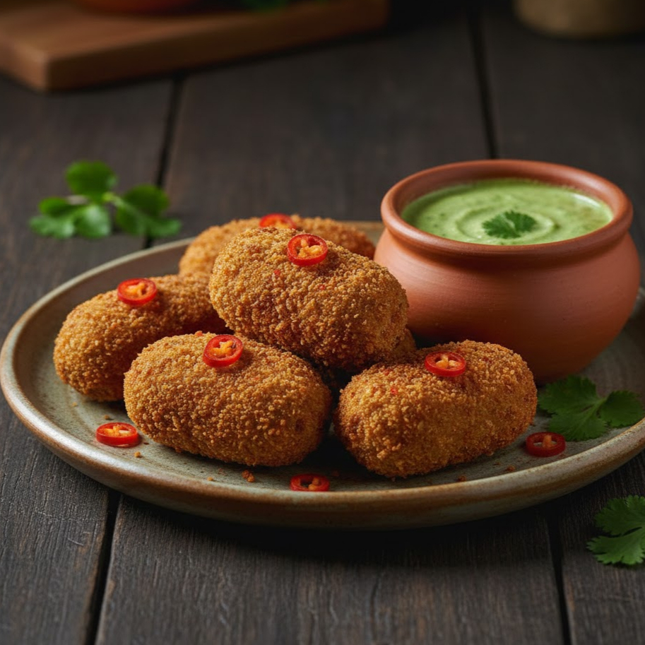 Carne seca desfiada com pimenta dedo de moça. Acompanha molho verde