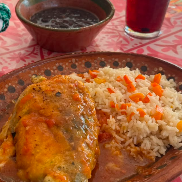 Chiles Rellenos de Queso Oaxaca