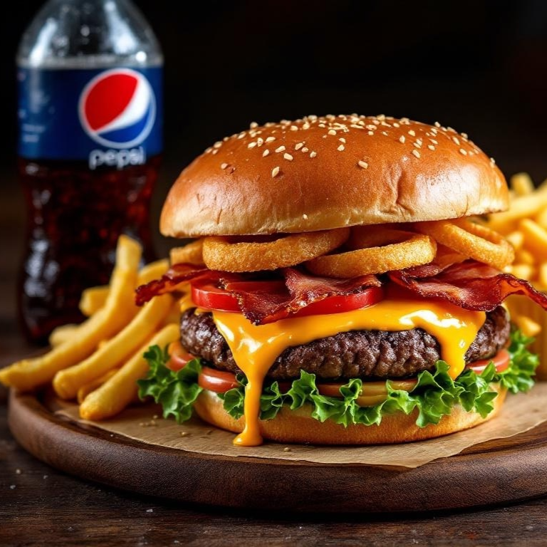 Combo Aroburger +Papas Francesas+ Bebida