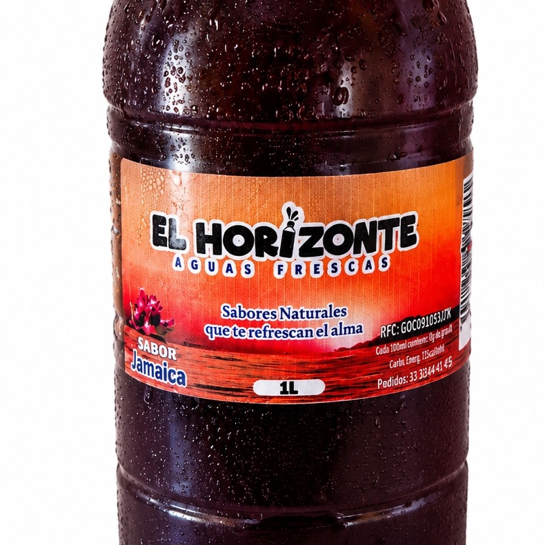 Agua De Jamaica 1 Litro