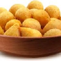 Porção com 10 unidades de Coxinha Frita. Imagem meramente ilustrativa!