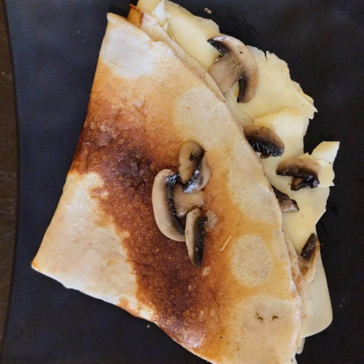 Queso Gouda y Champiñones