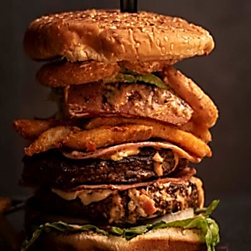 Hamburguesa tapa arterías