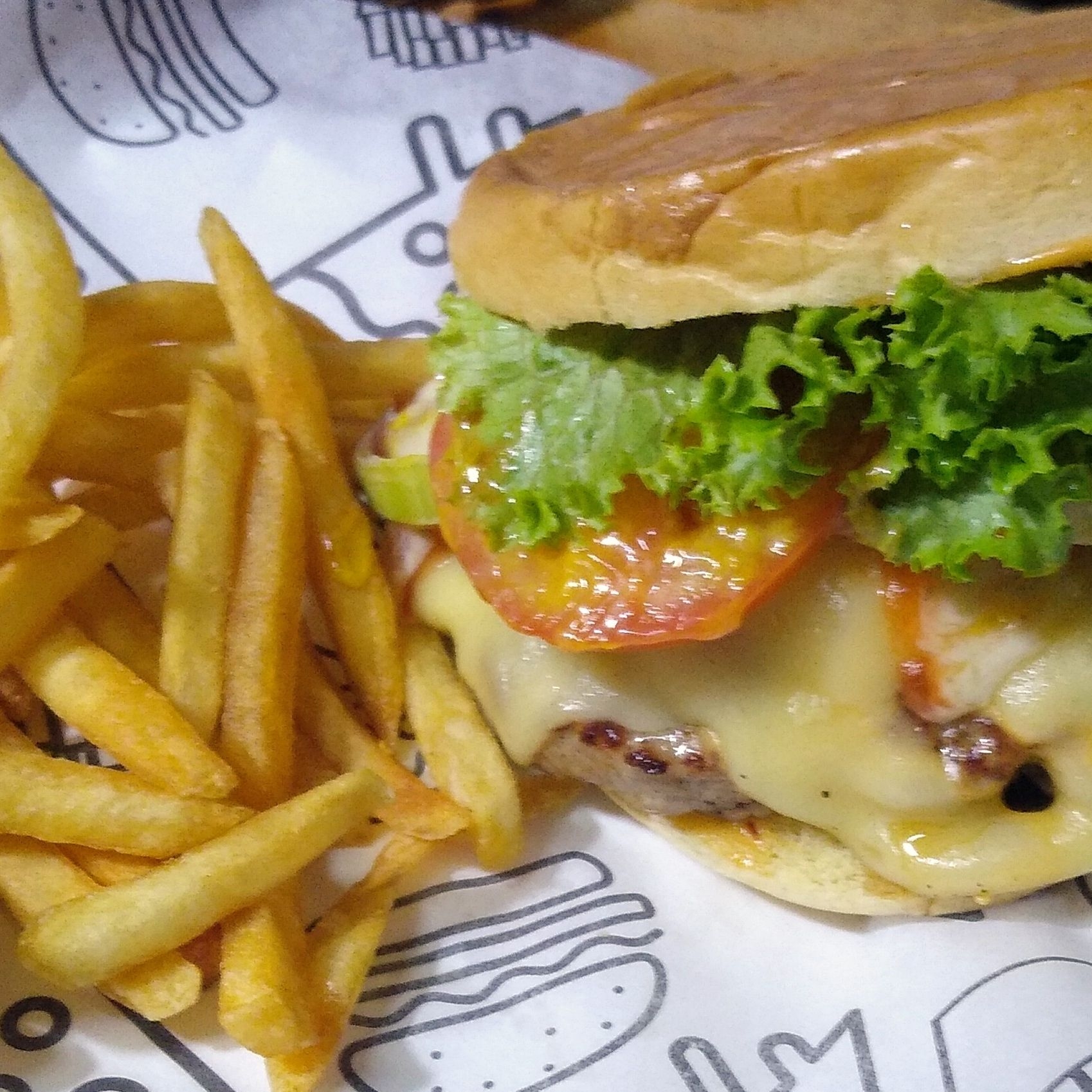 Hamburguesa de Arrachera