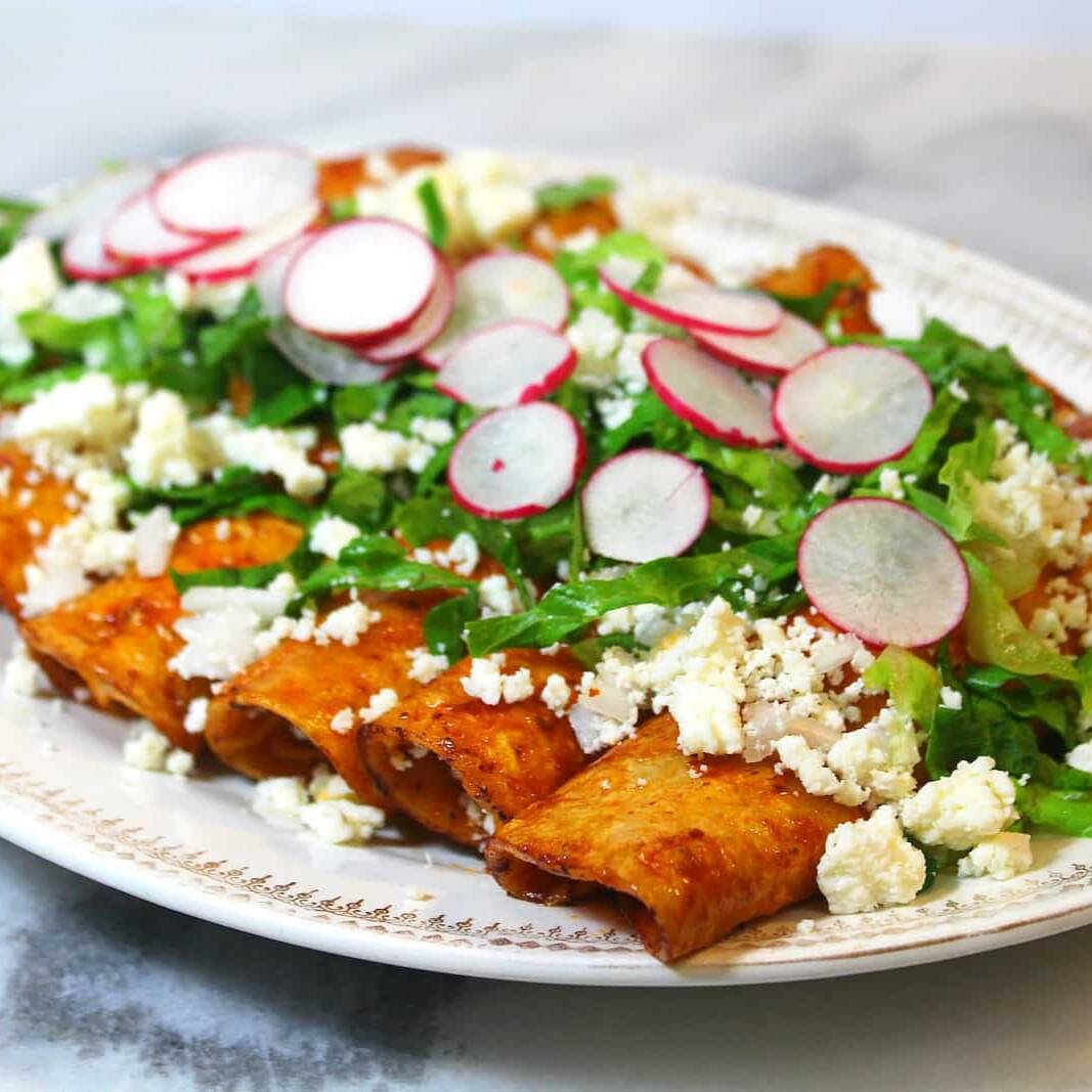Enchilada de Frijoles