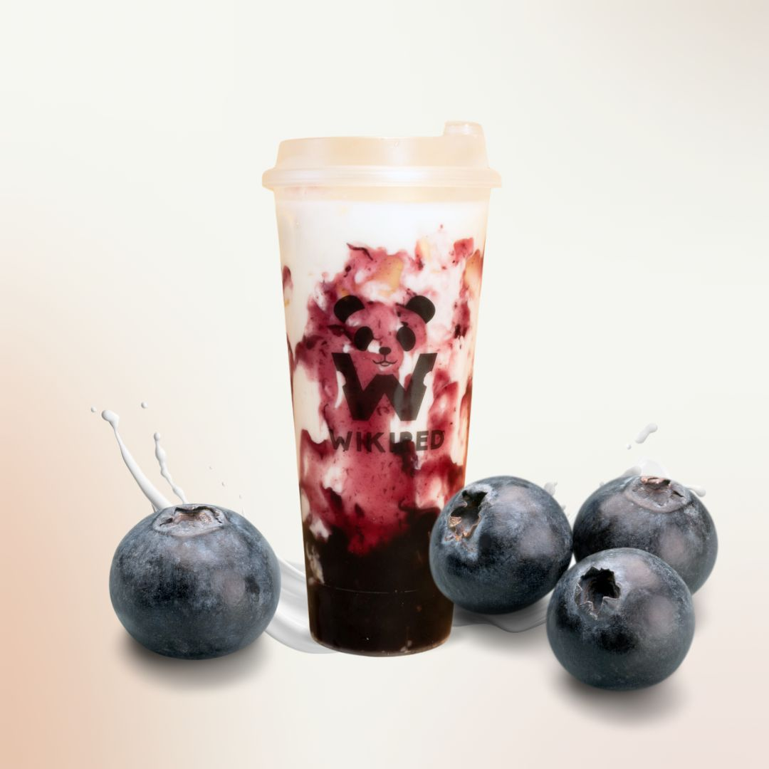 Blueberry Boba Milk