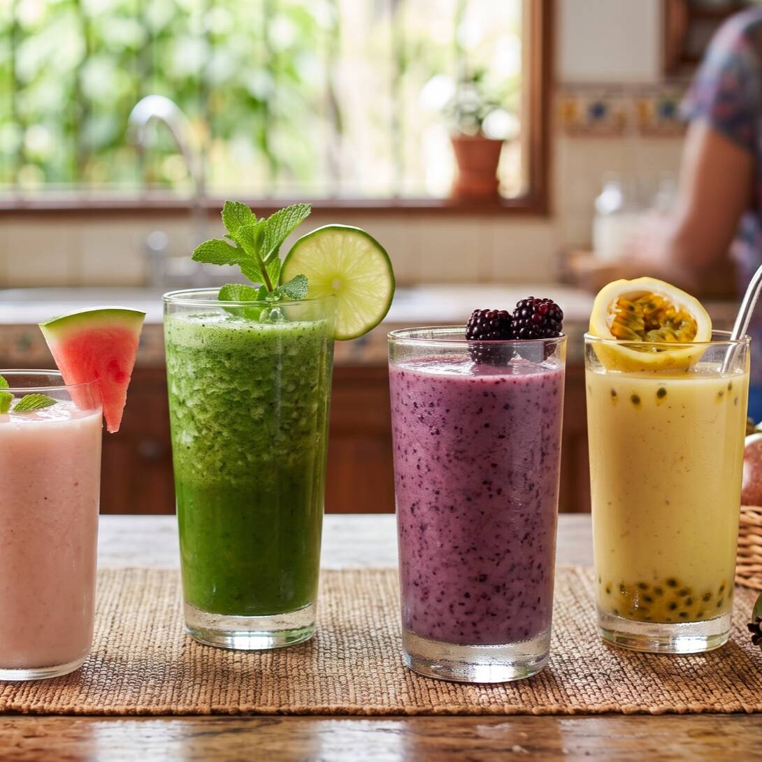 Jugos Naturales en Leche