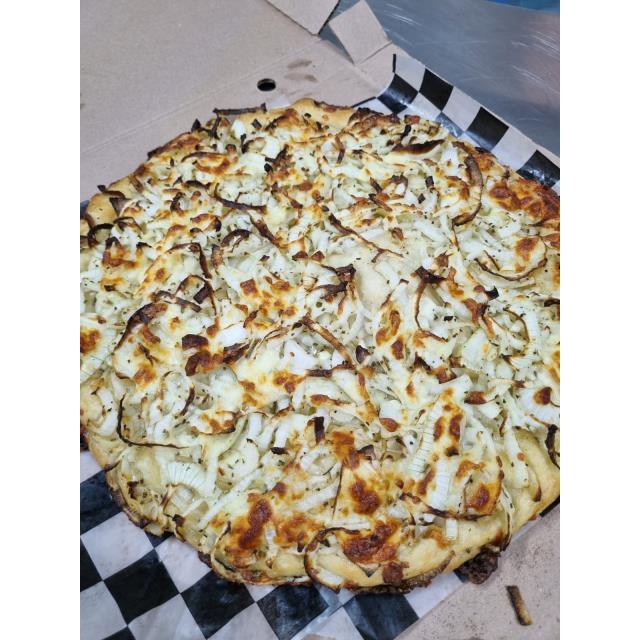 PIZZA FUGAZETTA Y QUESOS