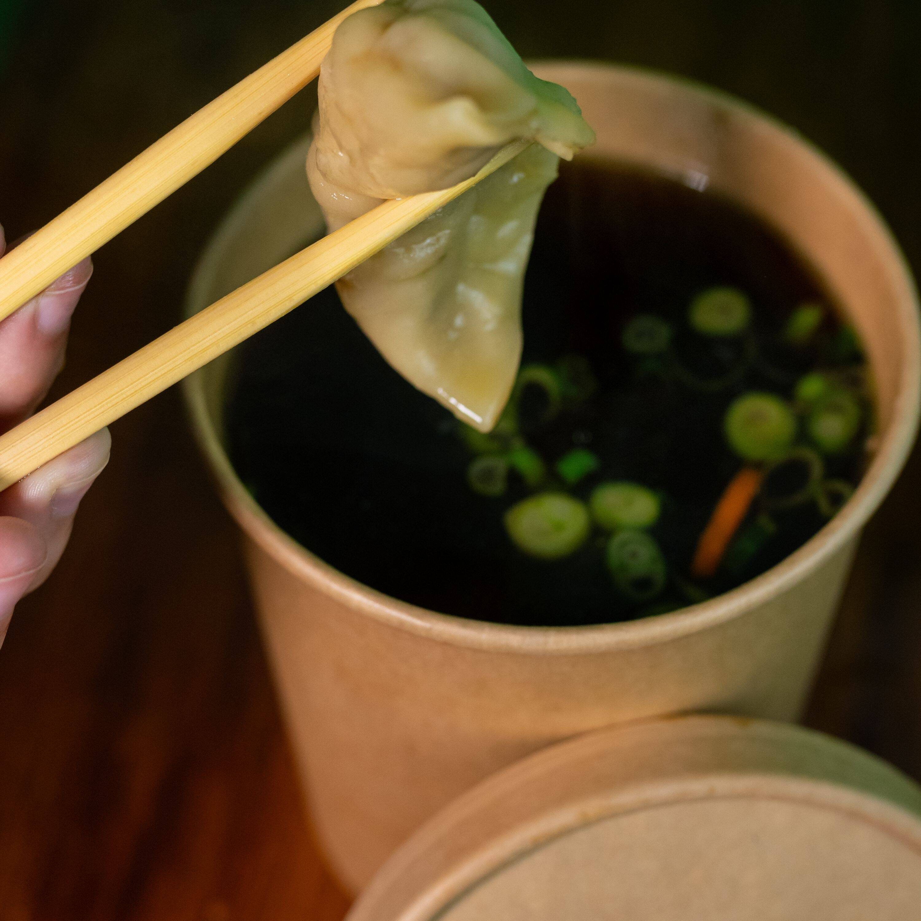Dumplings soup