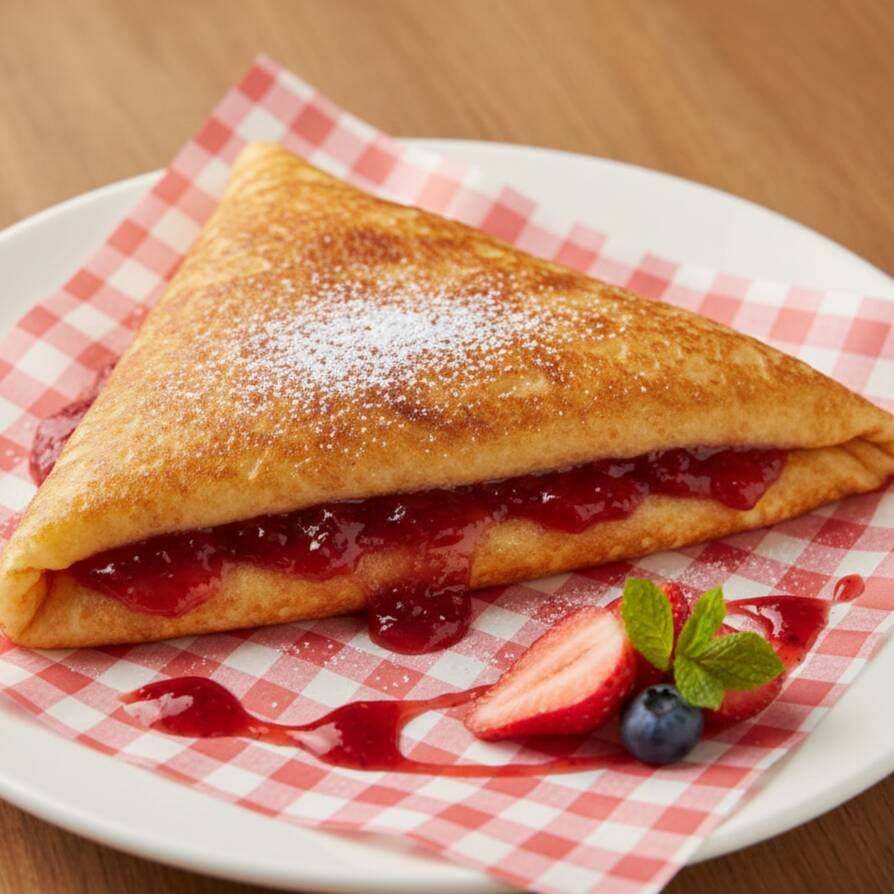 Crepa Mermelada (fresa)