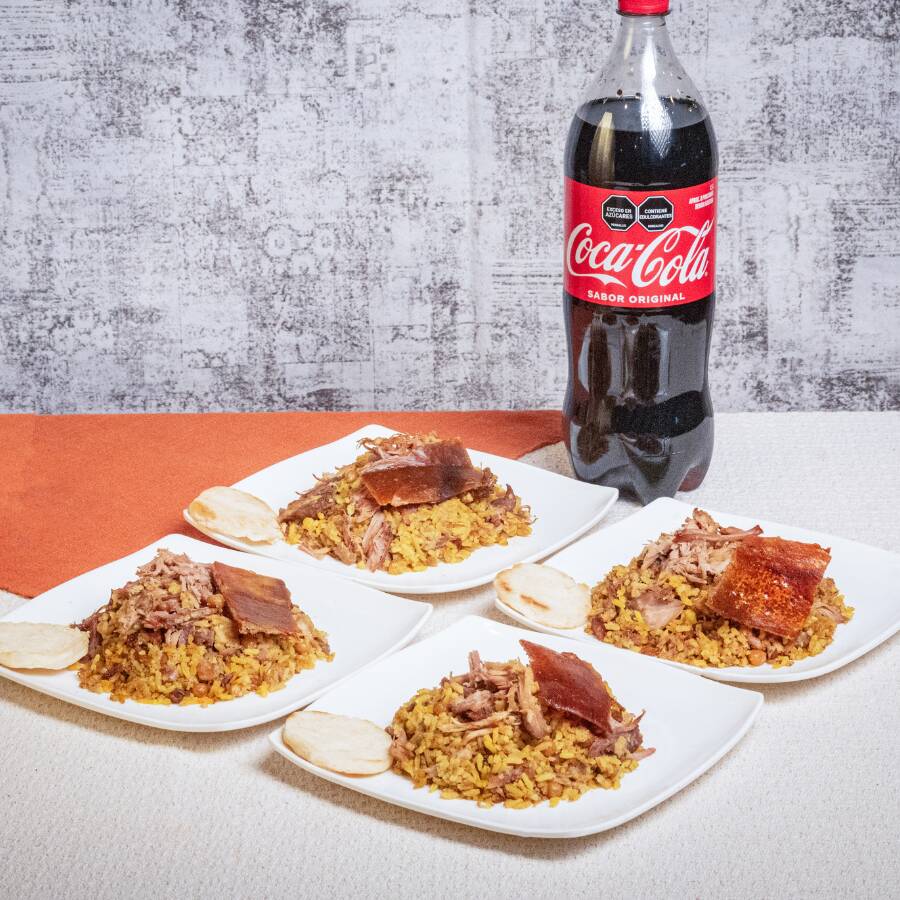 Combo 4 Lechonas Personales + 1 Gaseosa 1.5l
