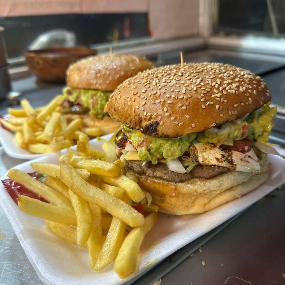 hamburguesa guacamole