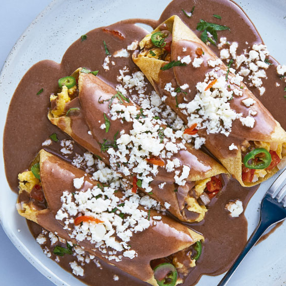 ENFRIJOLADAS VEGANAS