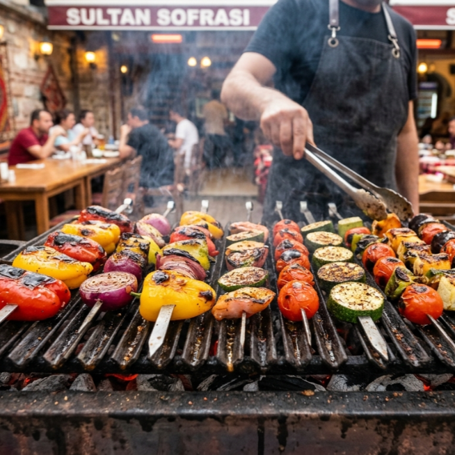 VEGETALES ASADOS A LA PARRILLA