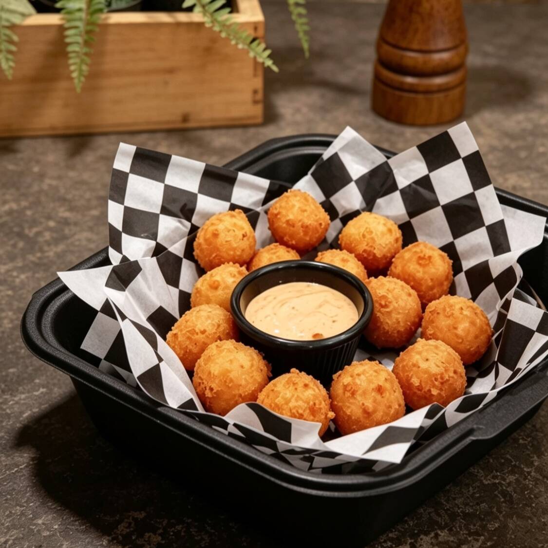 Bolitas de Queso 160g (Puedes agregar Papas)