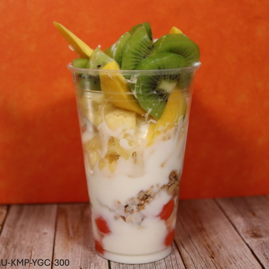 Vaso con Fruta Exótico Mediano