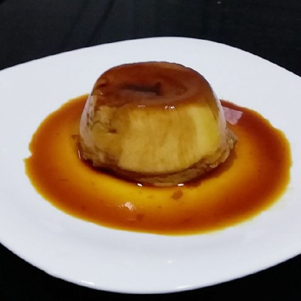Flan napolitano cajeta
