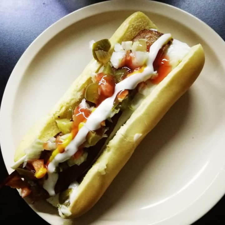 Hot Dog ChampiQueso
