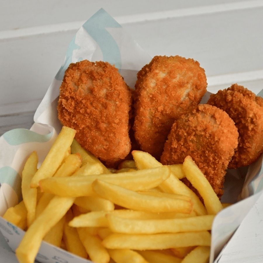 Nuggets con Papas