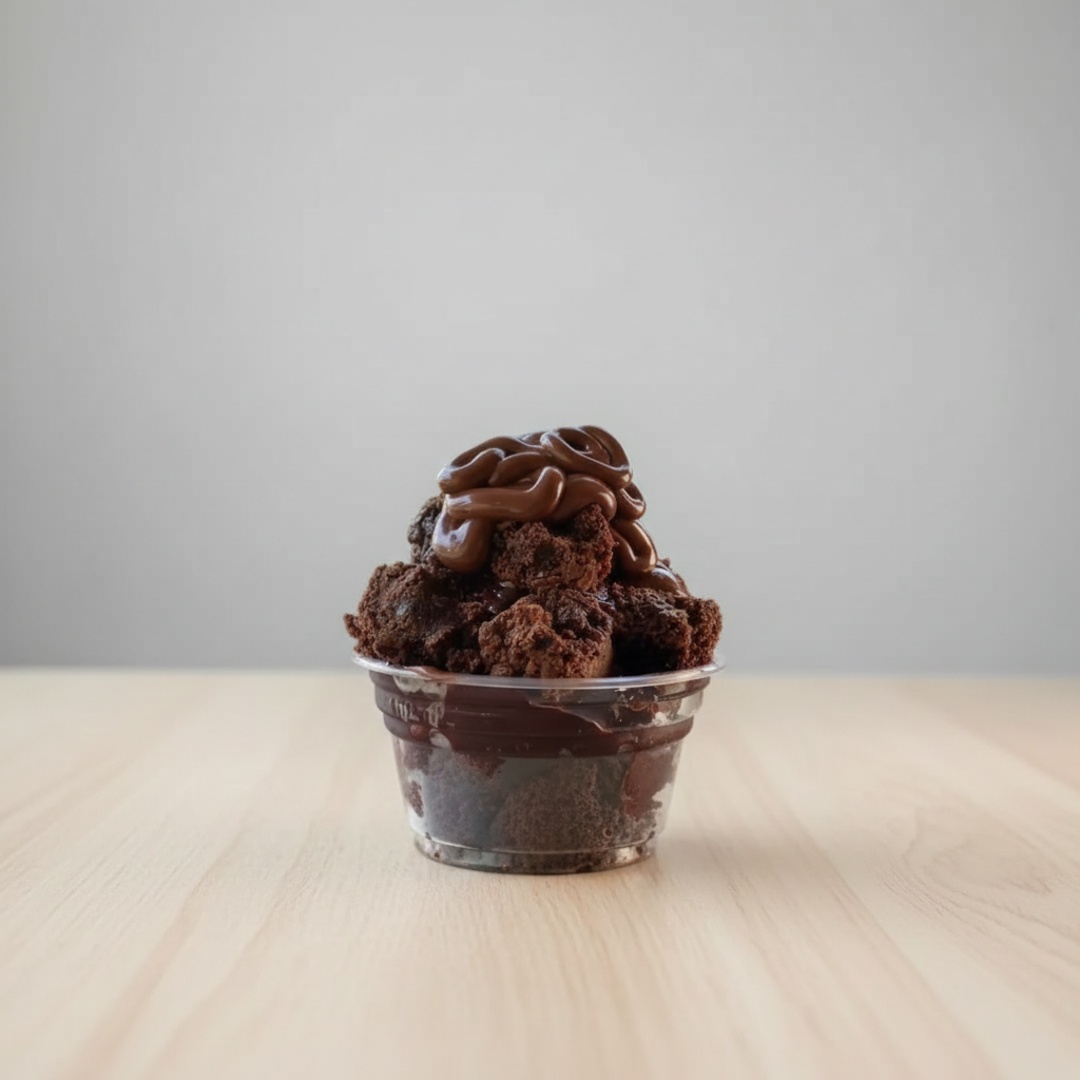 1 Litro de Açaí artesanal, sem conservantes. Browne + Nutella