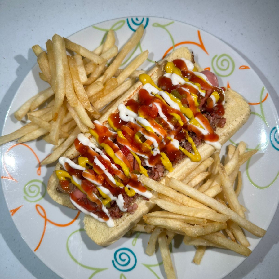 Hot Dog con Papas