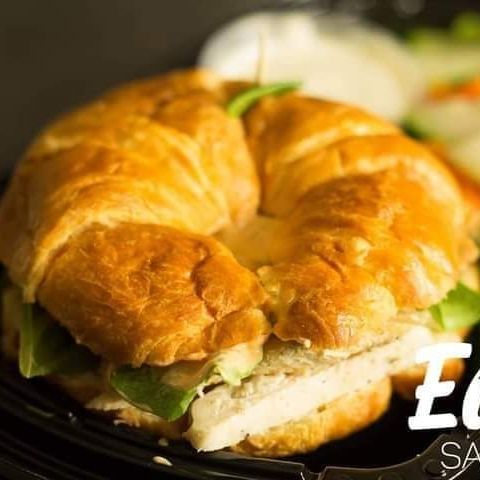 Croissant de jamón y queso