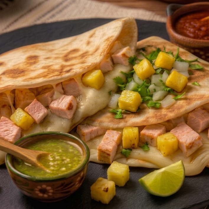 Gringa de Chuleta Ahumada con Piña