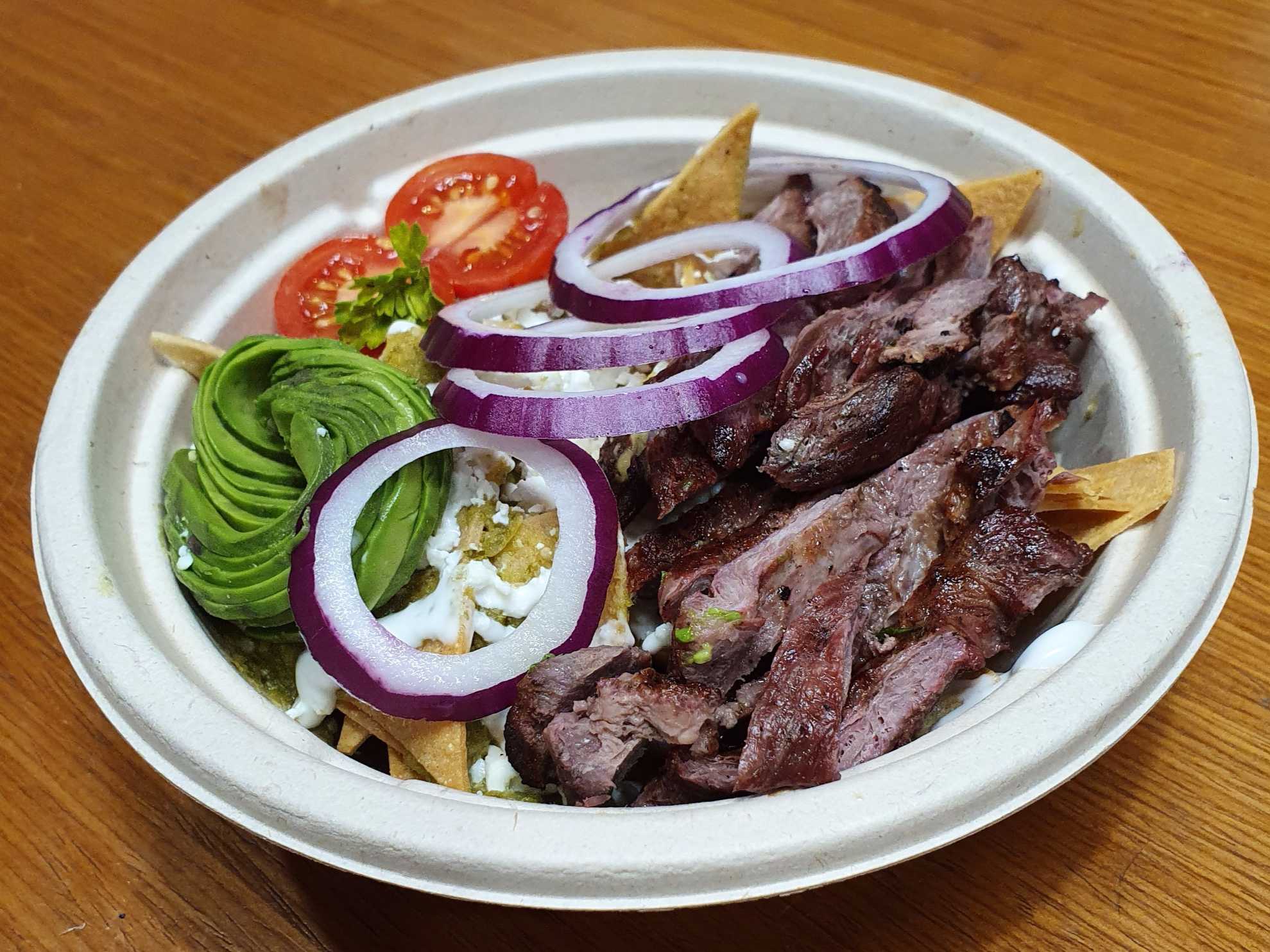 El de Chilaquiles con Arrachera