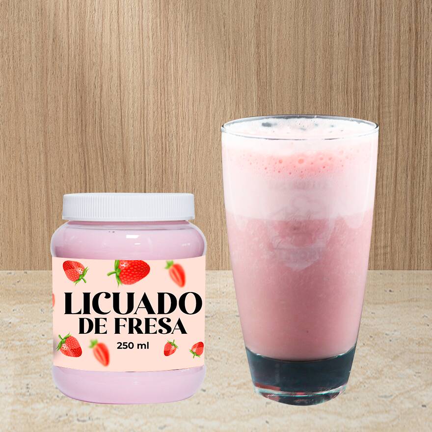 Licuado De Fresa 250 ml