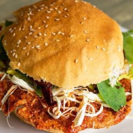 Cemita de Carne Enchilada