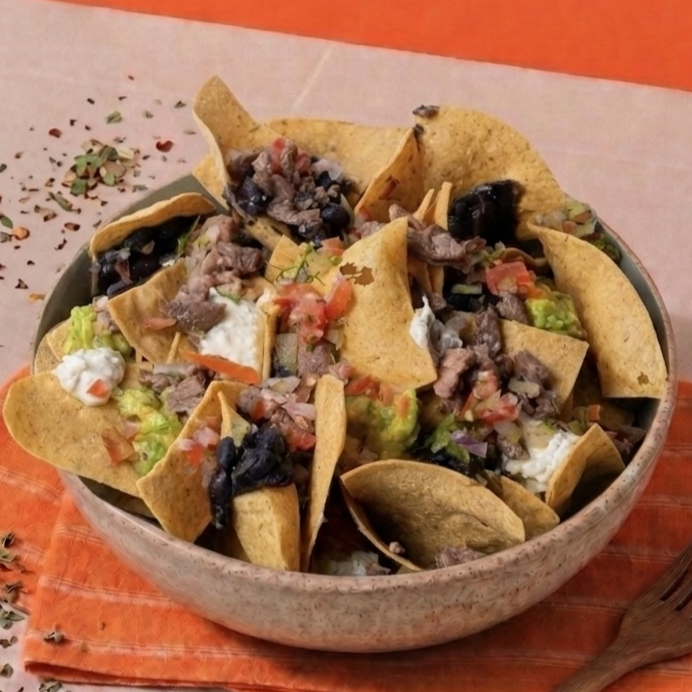 Nachos Carne Bowl