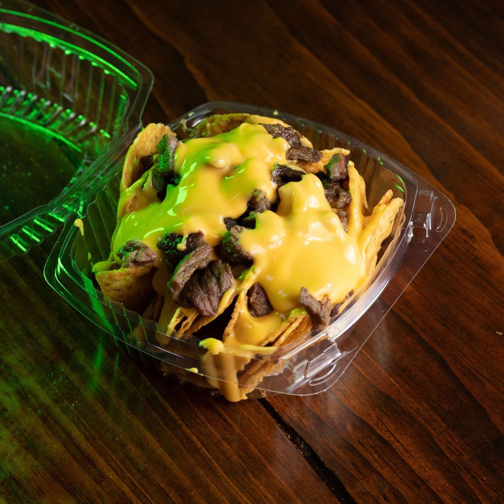 Nachos con guisado