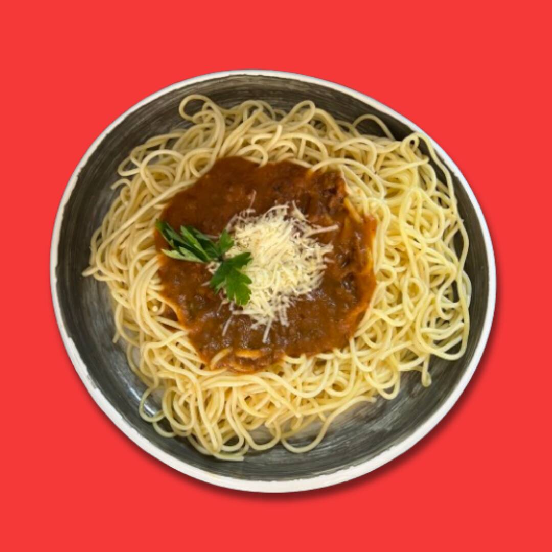 Spaguetti + 4 Panes al Ajo