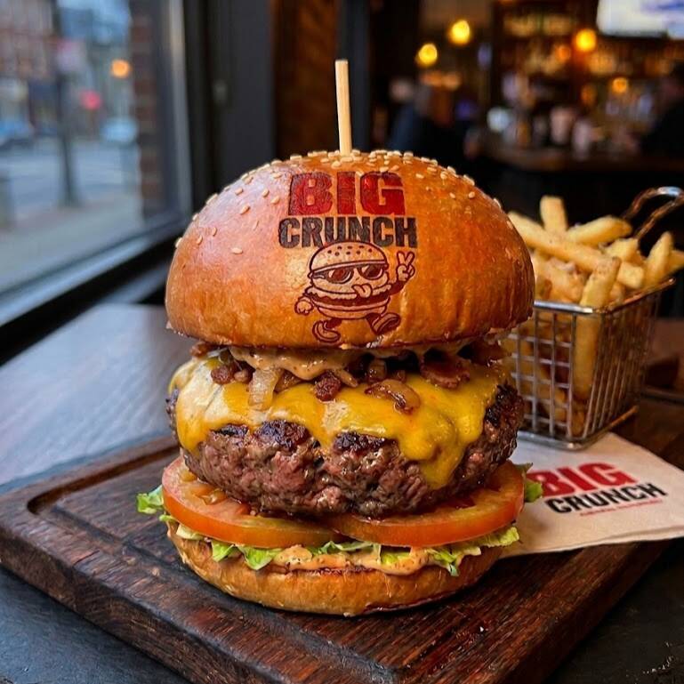 Burger cheddar bbq