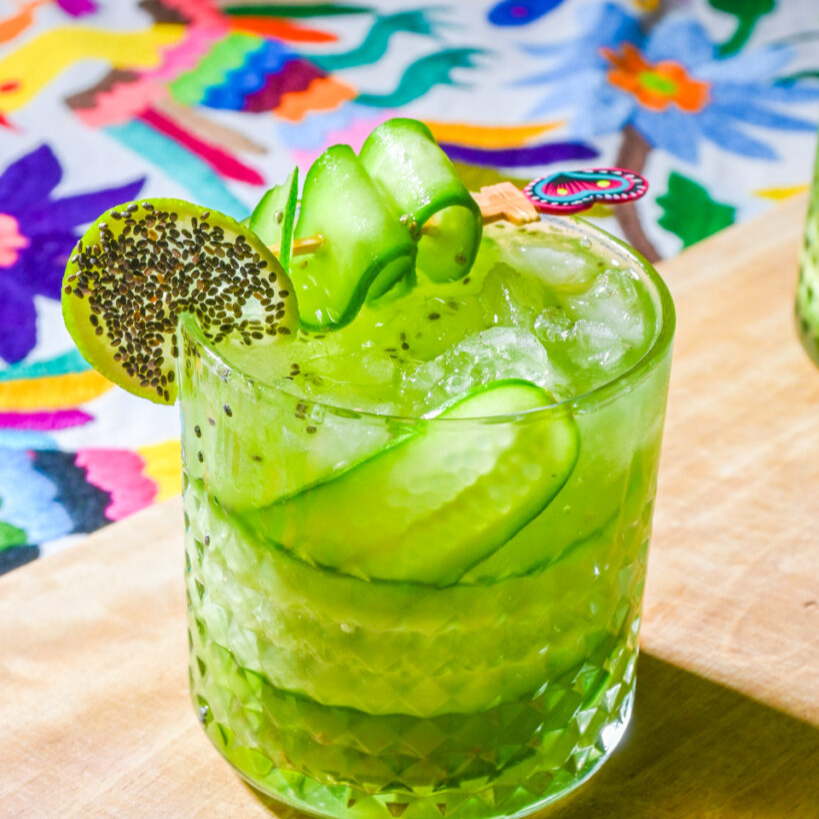 AGUA DE LIMON CON PEPINO