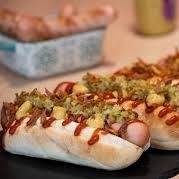 Hot Dog con Salchichón y Papas