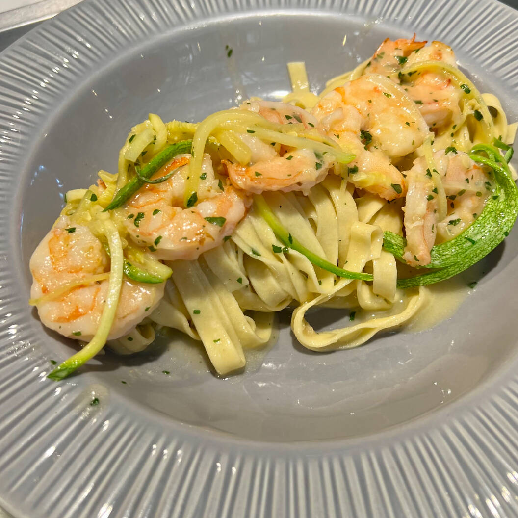 Fetuccine Gambero Aglio e Olio