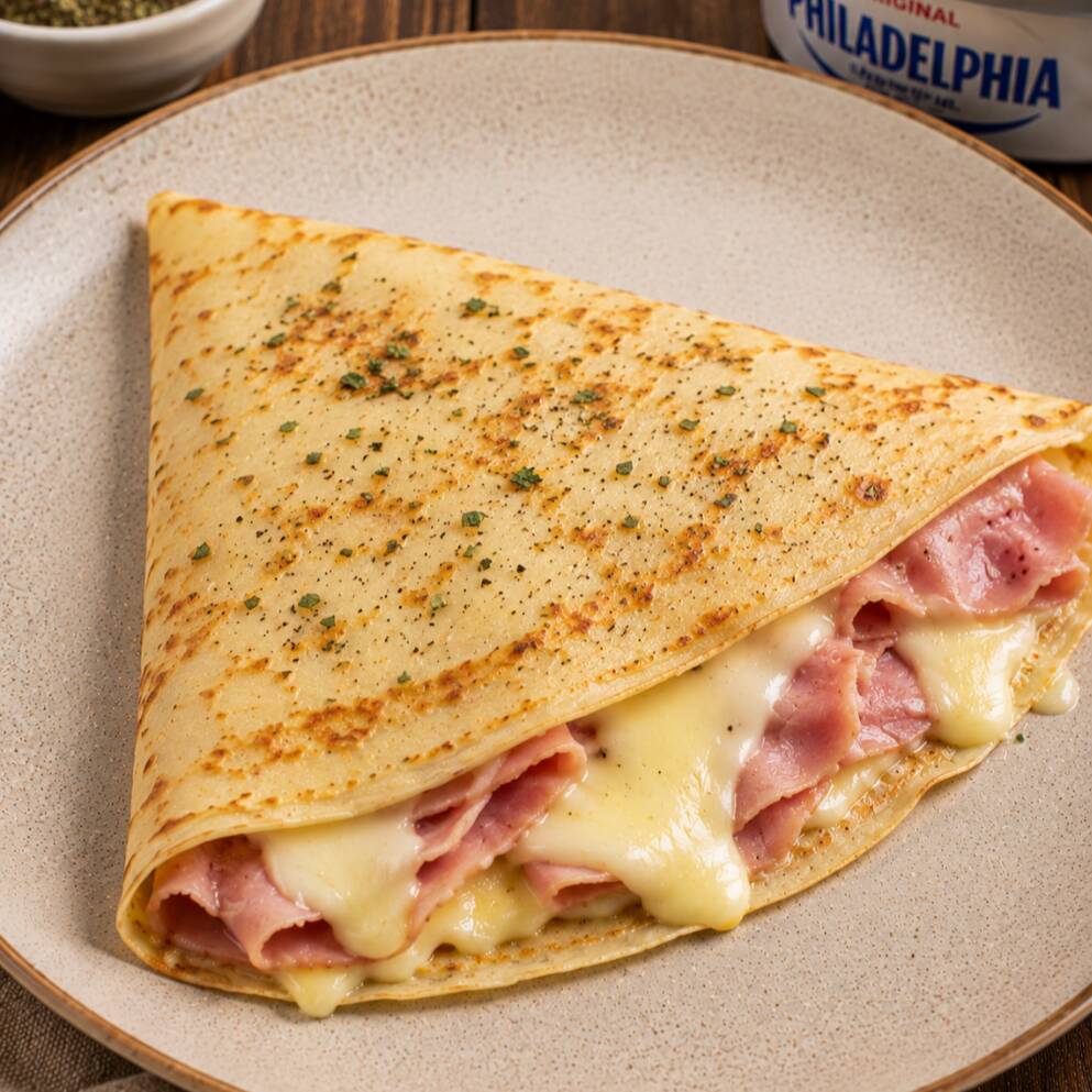 Crepa Jamon con Queso