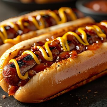 Hot dog con tocino