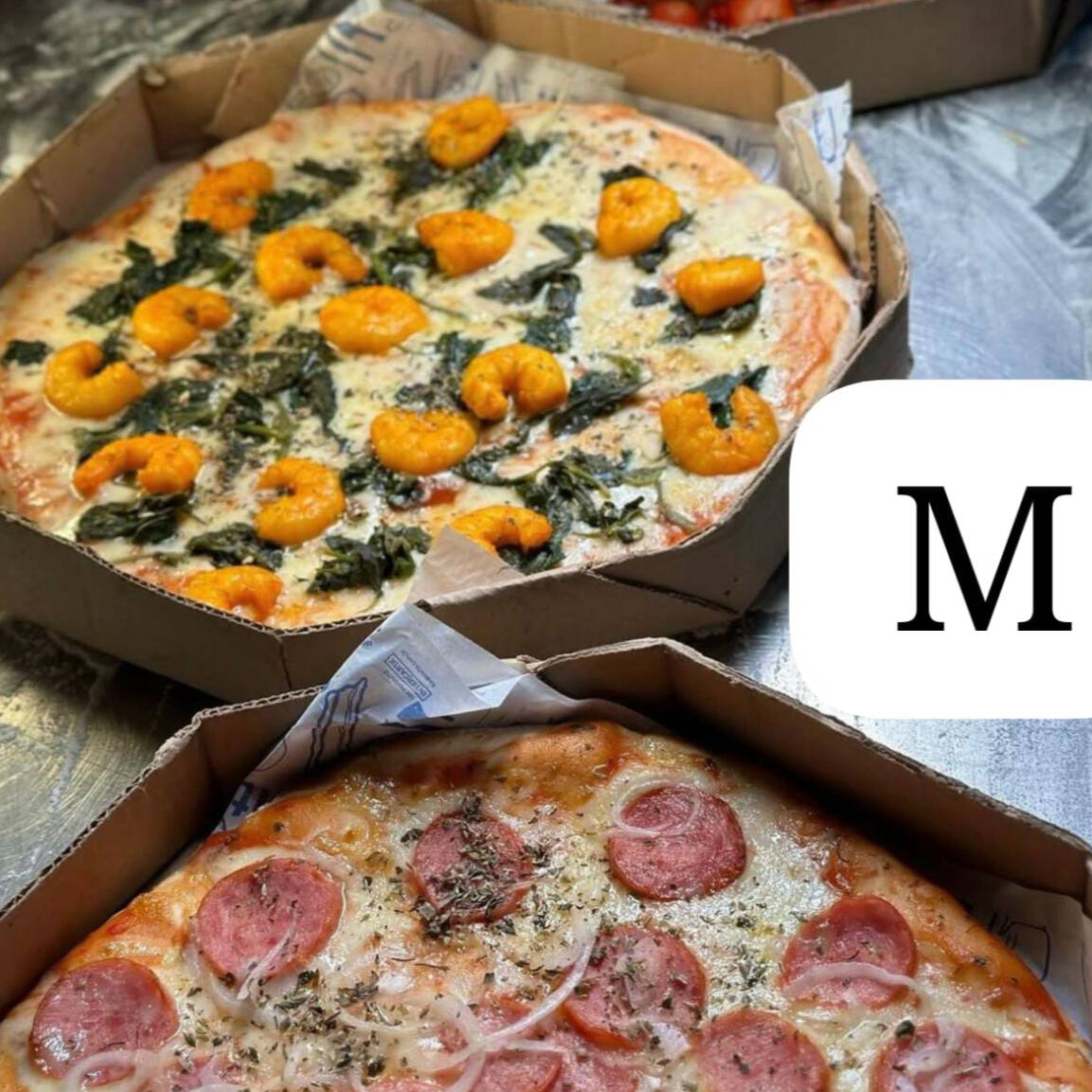 Pizza M de 6 Fatias, até 2 sabores