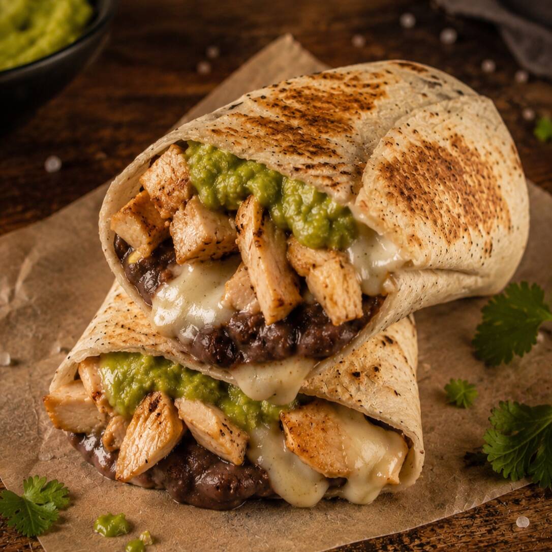 Burrito Gigante de Pechuga de Pollo