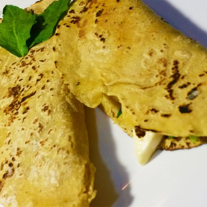 Quesadilla con tortilla de maiz